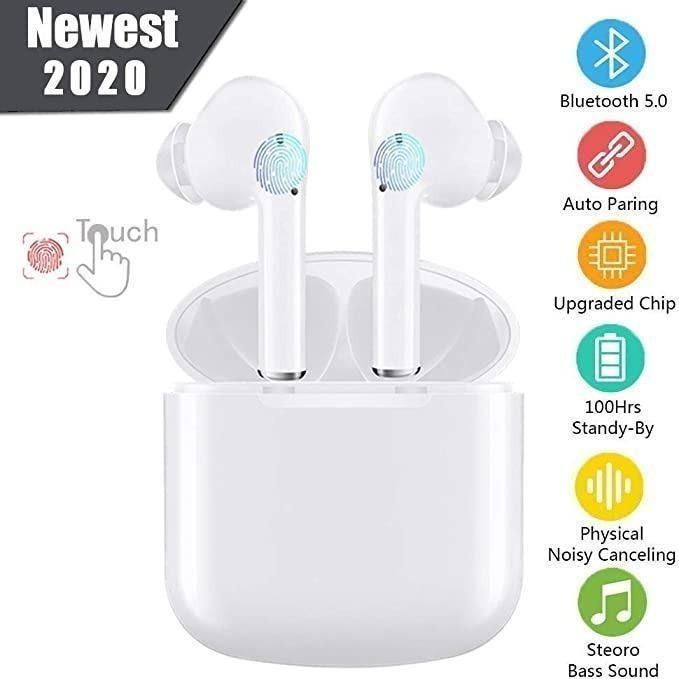 I9X Bluetooth Headphones Wireless Earbuds Noise Cancelling Mic Wireless Earphones Cordless Headphones Bluetooth Headset for Sport Running TWS