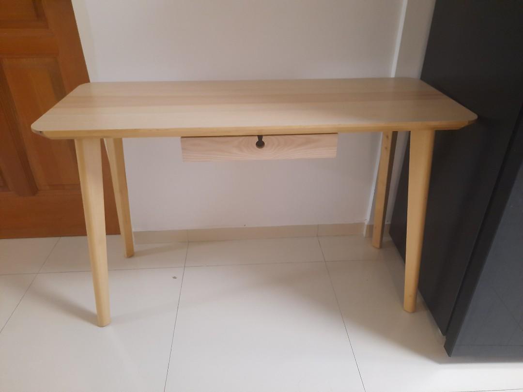 IKEA LISABO COMPUTER DESK, Furniture & Home Living, Furniture, Tables