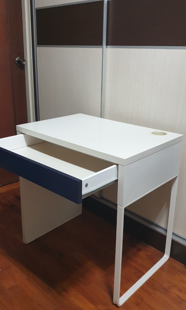 IKEA MICKIE DESK (White) computer desk, Furniture & Home Living