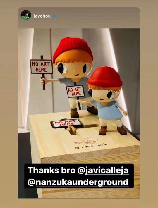 Pre-Order] Javier Calleja “No Art Here” 40cm sculpture