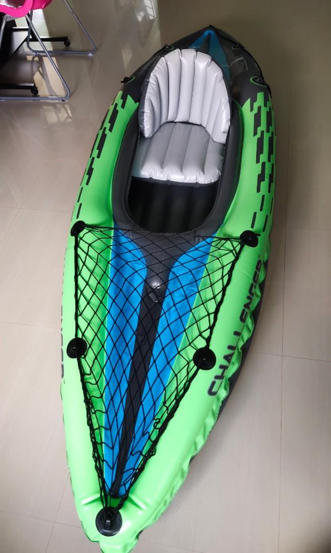 Intex Challenger k1 kayak (inflatable), Sports Equipment, Other Sports