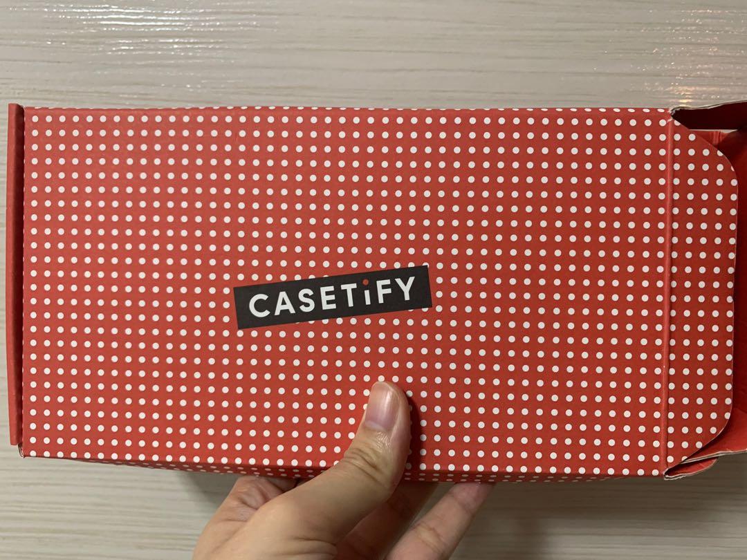 Iphone 13 casing Casetify Yoshino Sheer Blossom with SheerSierra Blue