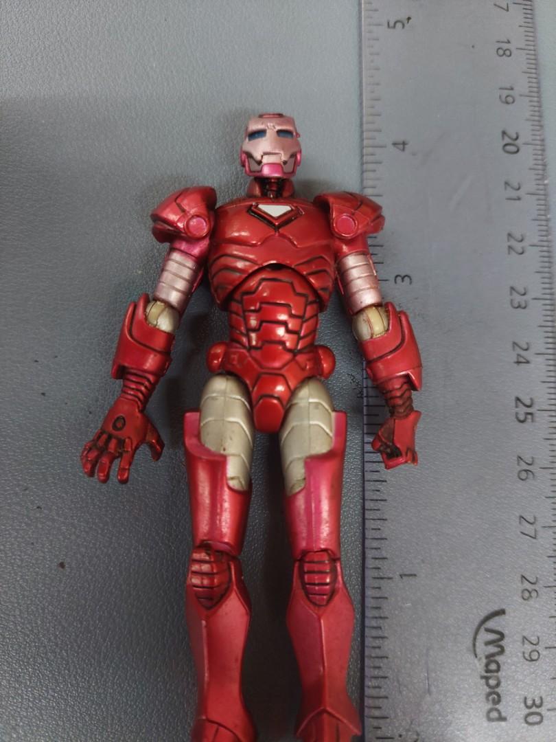 Iron Man Silver Centurion Marvel Universe Action Figure (Category: Figurines & Statues) located in Pasig City. Submitted by toydaddyph (Listing ID 1170532565, Image 3). Description: Item is an original loose 4-inch Iron Man Silver Centurion action figure from Hasbro's Marvel Universe wave 5, which was released in 2009. Figure has some scratches and discoloration (color bleeding) on his face due to years of being kept in storage. Aside from those 