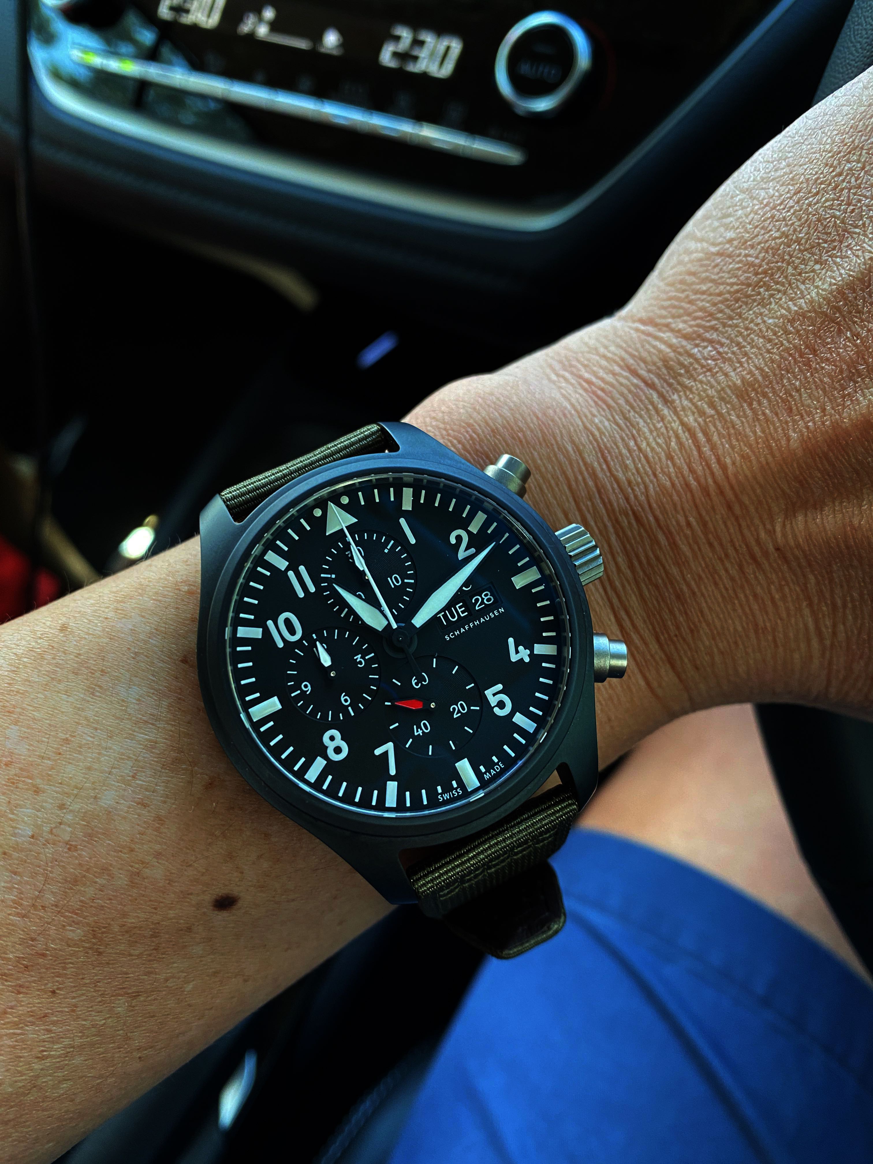 IWC Pilot Top Gun Chronograph, Luxury, Watches on Carousell