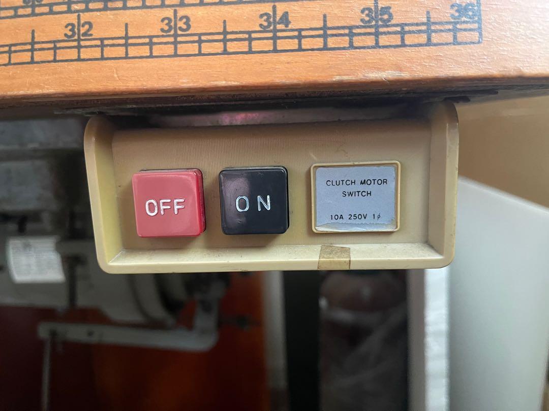 JAPANESE BROTHER DB2 B7353 INDUSTRIAL SEWING MACHINE WITH REVERSE Condition was good and well