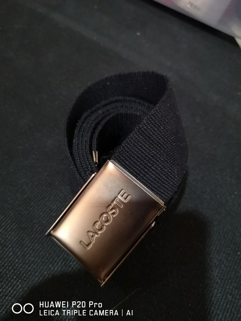 Lacoste canvas belt