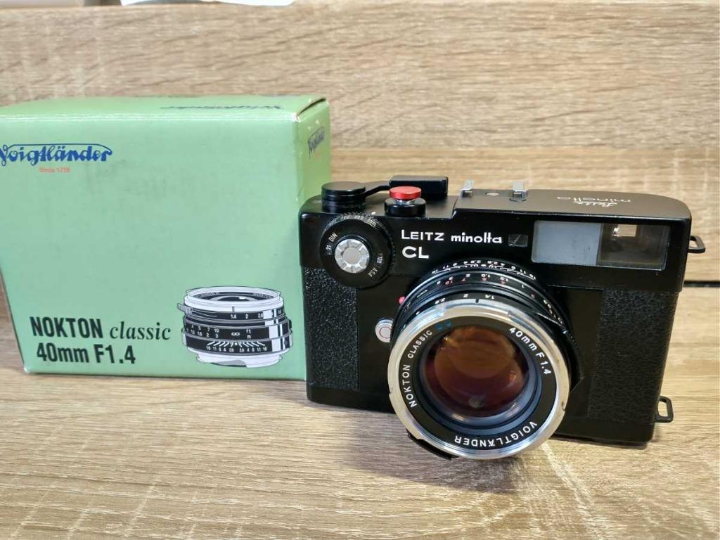 Leica Minolta CL 機身附Voigtlander Nokton classic 40mm f1.4 鏡頭