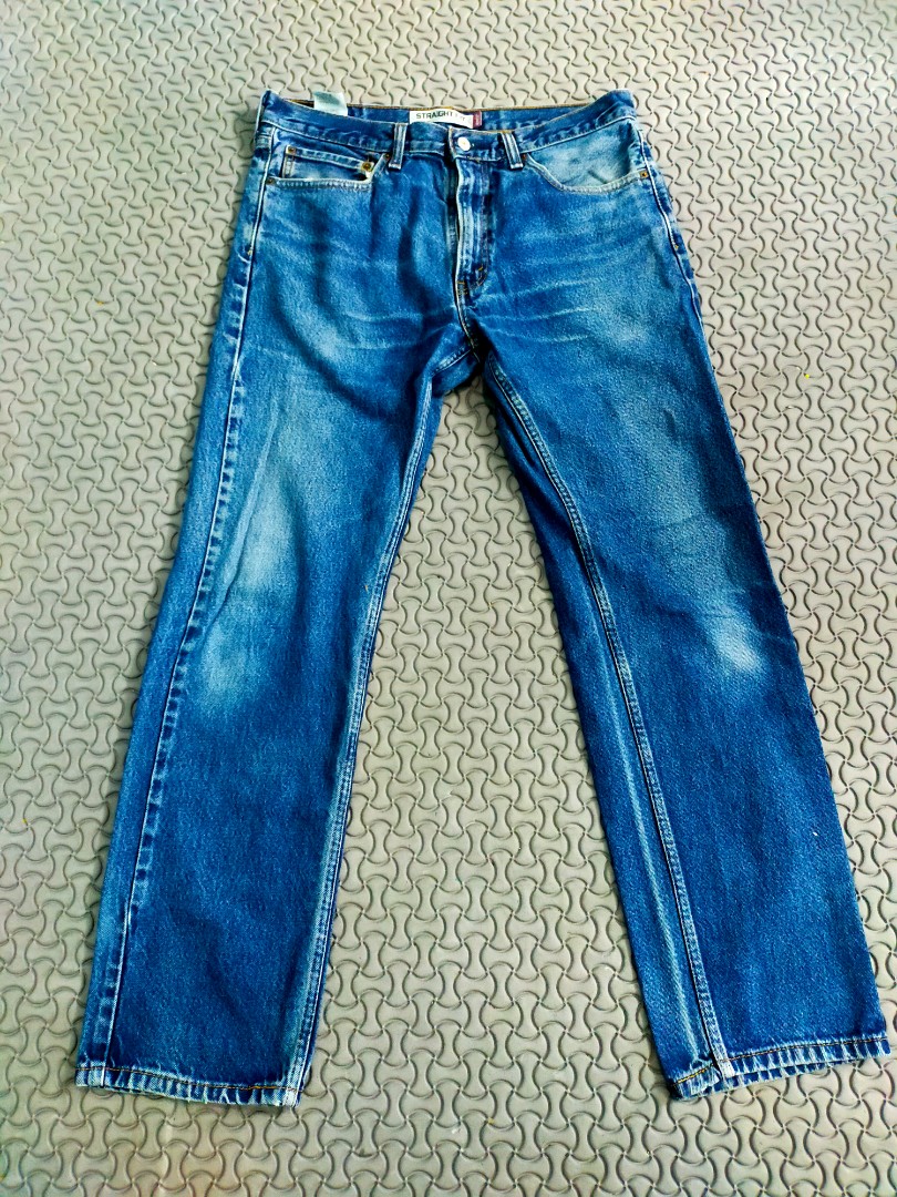 Levis 505 straight cut size 34, Men's Fashion, Bottoms, Jeans on Carousell
