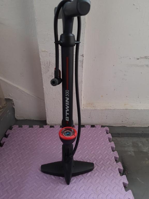 btwin floor pump