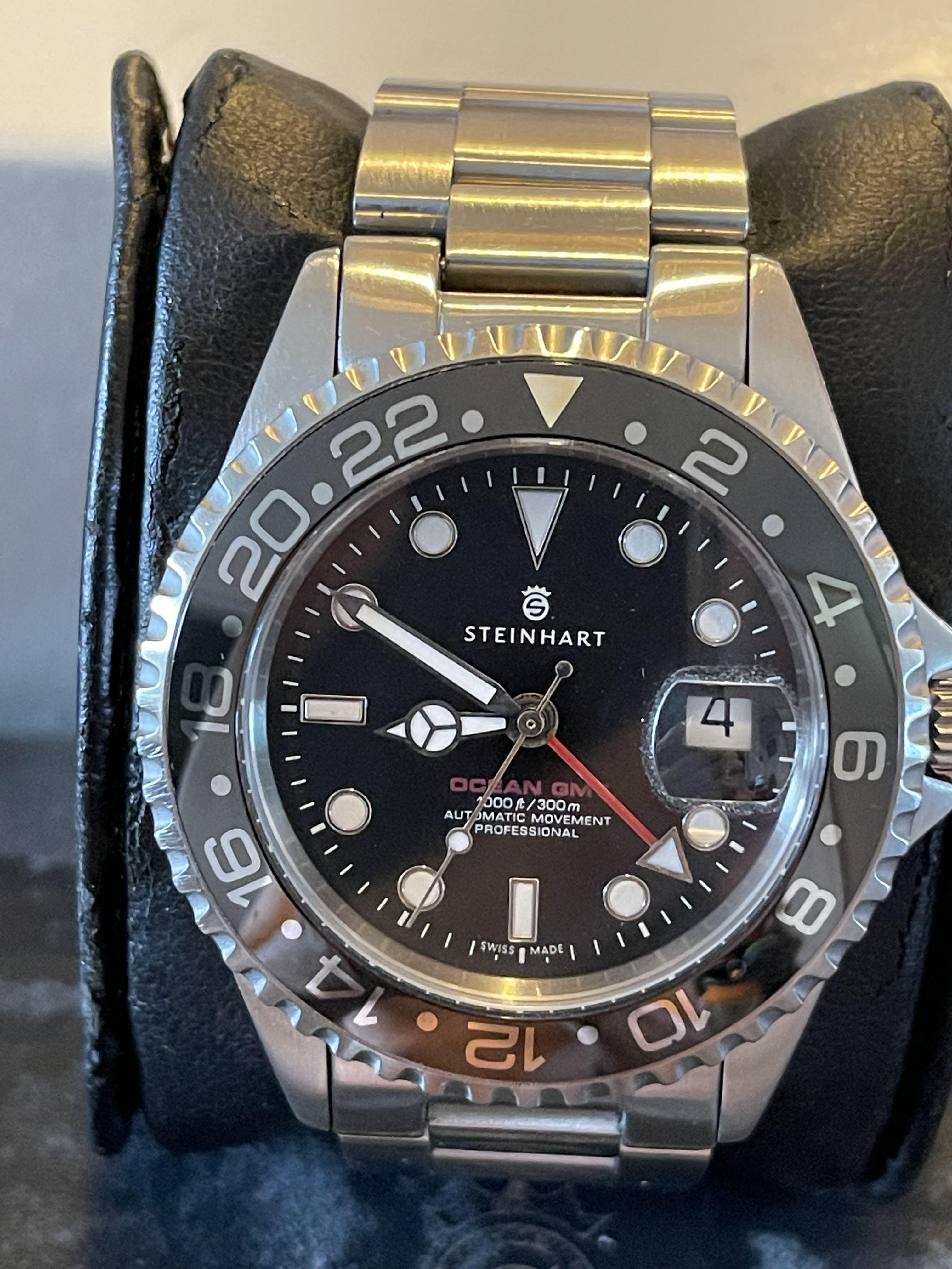 LNIB Pre Owned Steinhart Ocean One GMT for Sale