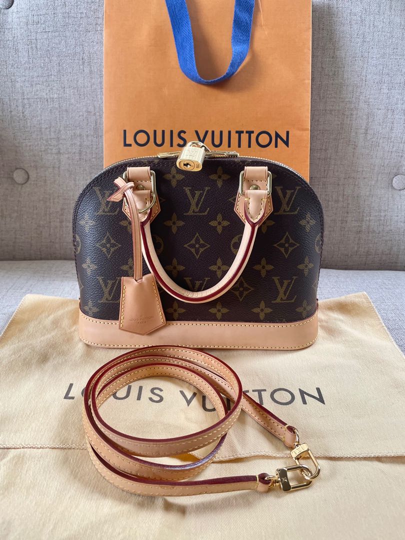 Louis Vuitton Alma BB Monogram, Luxury, Bags & Wallets on Carousell