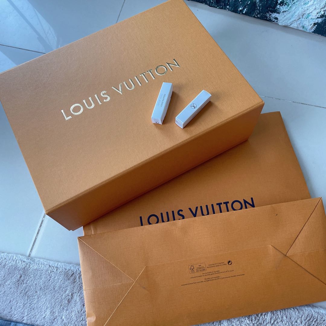 LOUIS VUITTON shoe boxes, Luxury, Accessories on Carousell