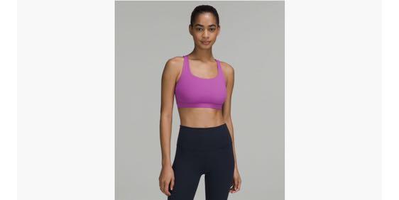 Lululemon Energy Bra in Plum size 4 (Category: Activewear) located in Marikina City. Submitted by cbelee (Listing ID 1170508865, Image 3). Description: Energy bra new, never worn bought from the US, Lululemon store. SIZE 4. RFS: I was delivered the wrong size. Buyer pays for shipping via LBC. May ship nationwide or in MM. Shipping sched: every Friday afternoon.