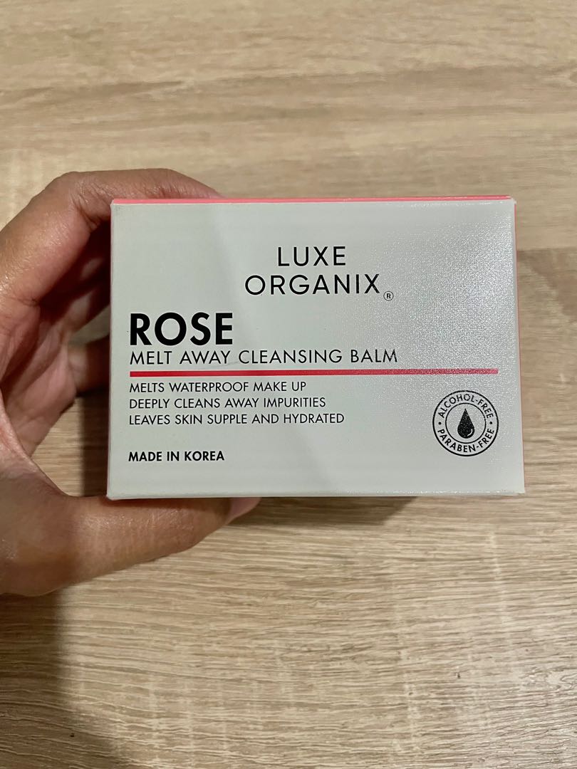 Luxe Organix Rose Melt Away Cleansing Balm, Beauty & Personal Care