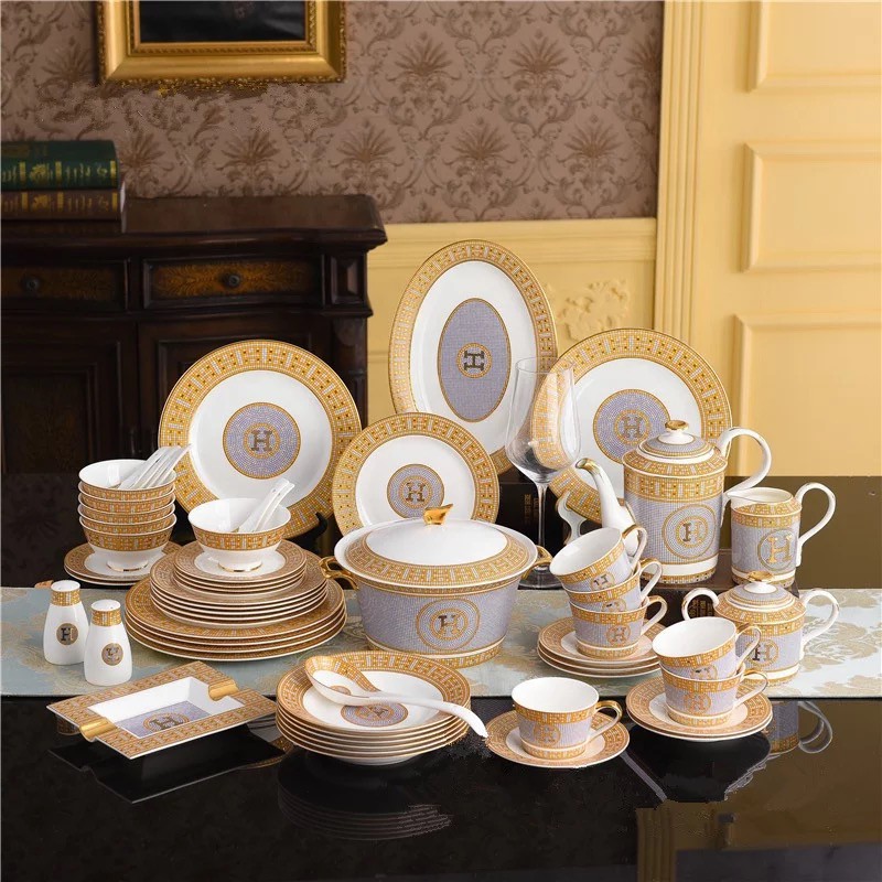 Luxury dinner set, Furniture & Home Living, Kitchenware & Tableware