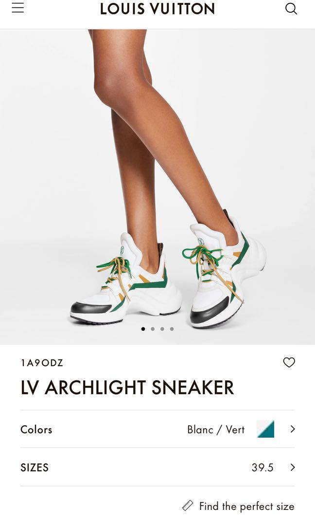LV Archlight 2.0 Platform Sneaker White / 39.5
