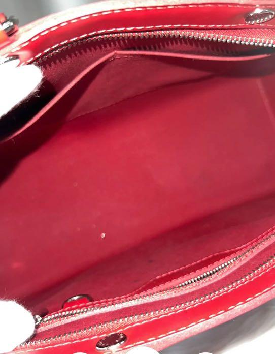 Louis Vuitton Brea Top Handle Bag MM Carmine Red Epi Leather