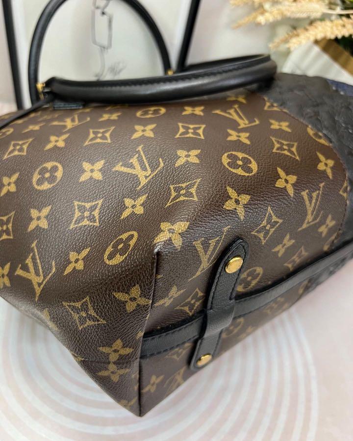 Louis Vuitton - Marine Limited Edition Monogram Block Bag Burgundy