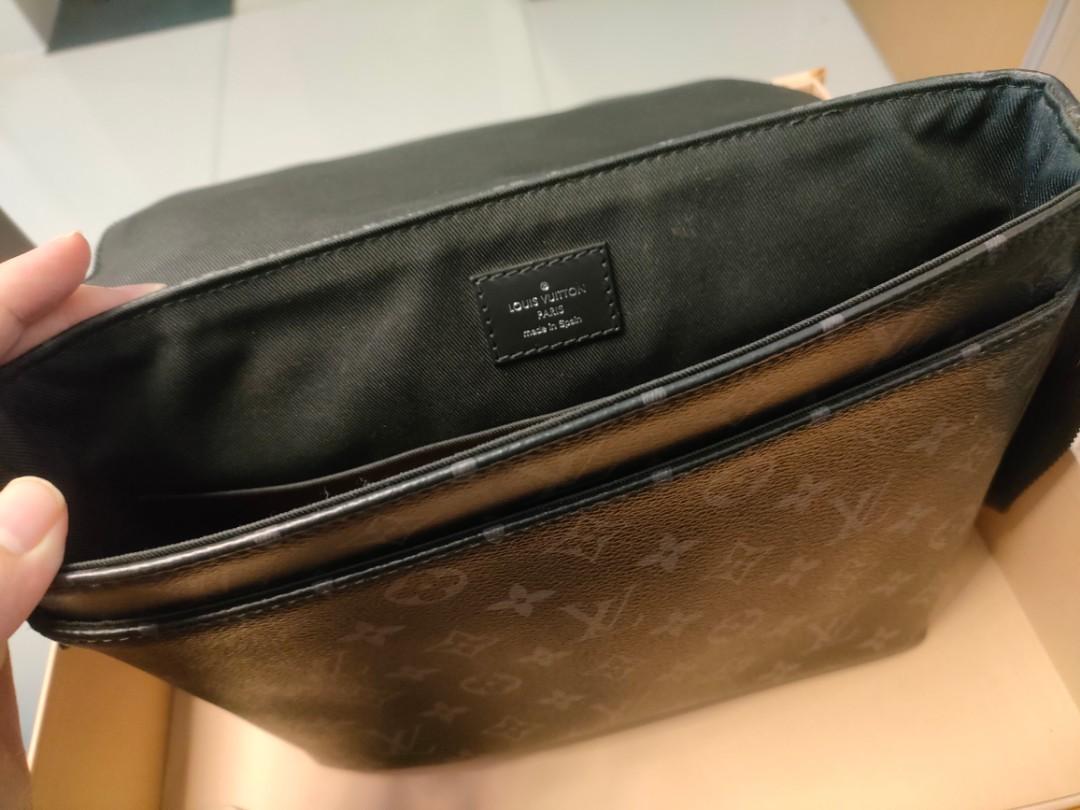 Louis Vuitton District Monogram Eclipse MM Black in Canvas/Leather with  Ruthenium - GB