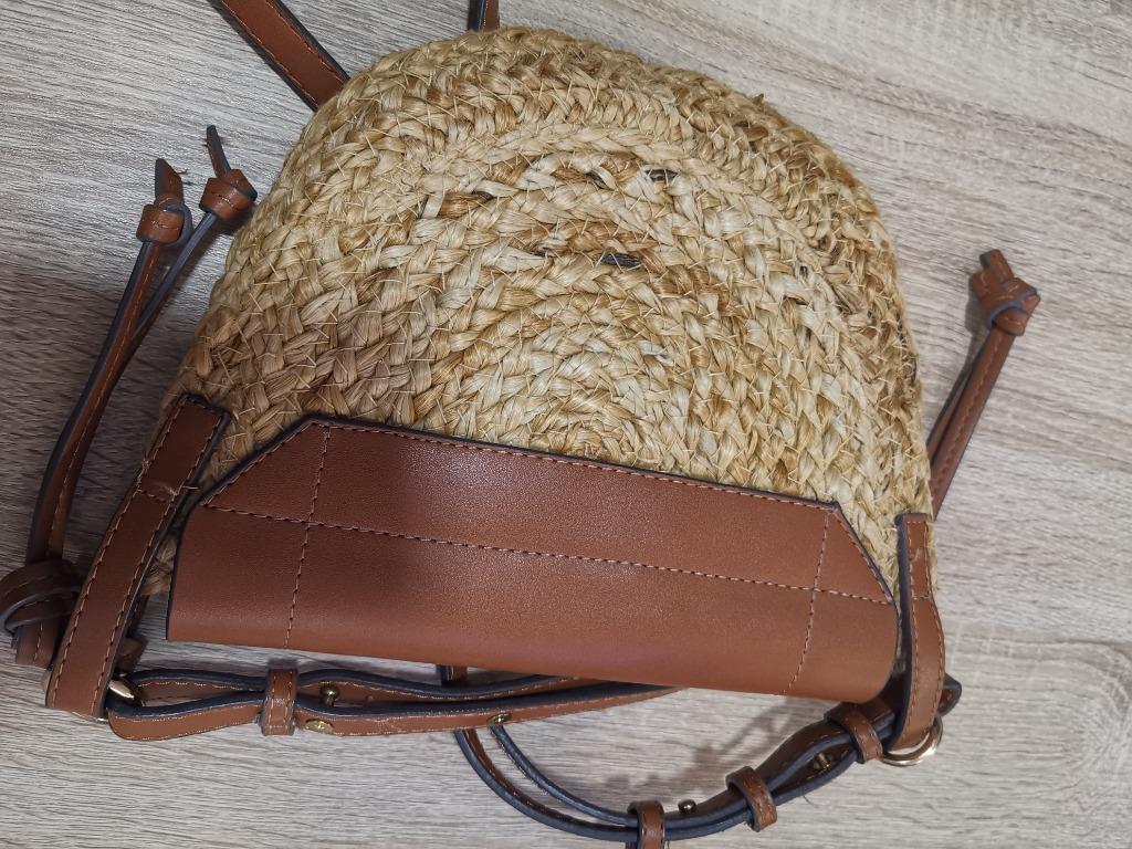 Mango straw crossbody 2025 bag