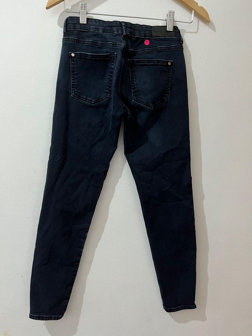 JAG Skinny Ankle Jeans Pants Mid Rise Gray Denim Stretch Ankle Zipper Sz 8  EUC | eBay