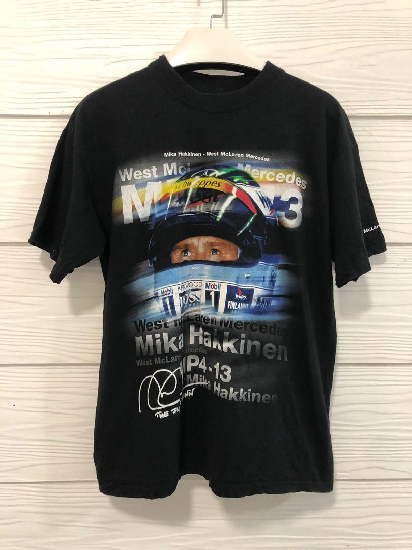 Mercedes Benz Mika Hakkinen tee Men s Fashion Tops Sets