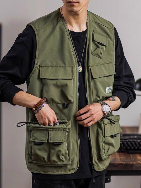 Military army functional wind vest jacket