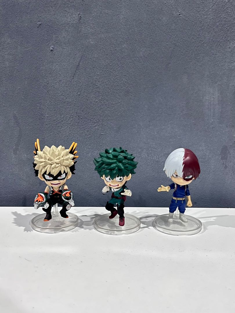 Mini Figures My Hero Academia Bakugo Deku Todoroki Hobbies