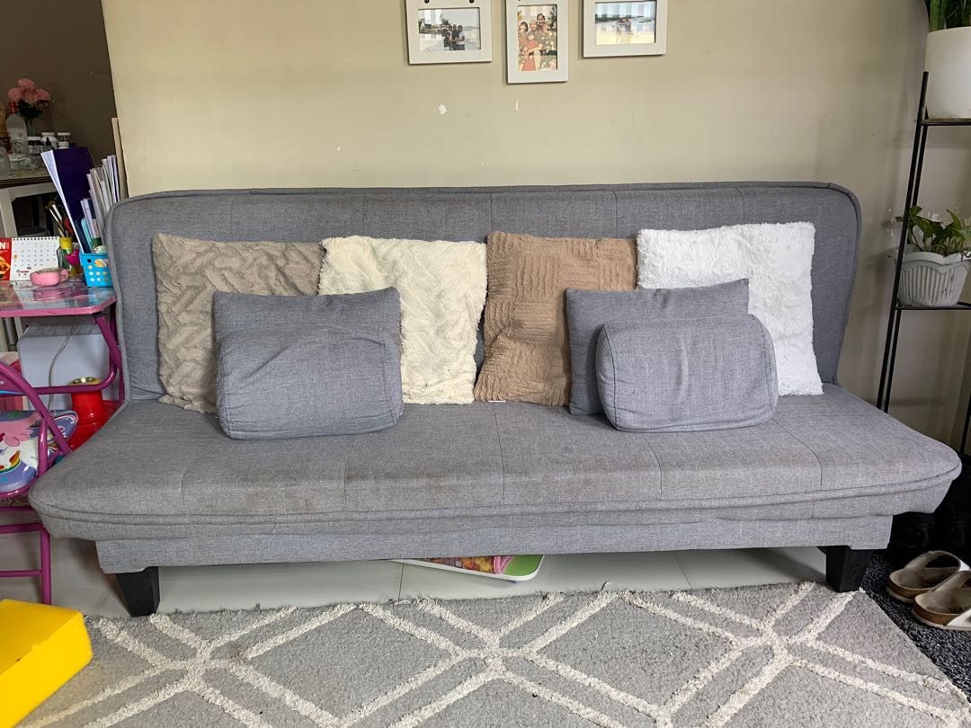 Minimalist Sofa Bed, Furniture & Home Living, Furniture, Sofas on Carousell