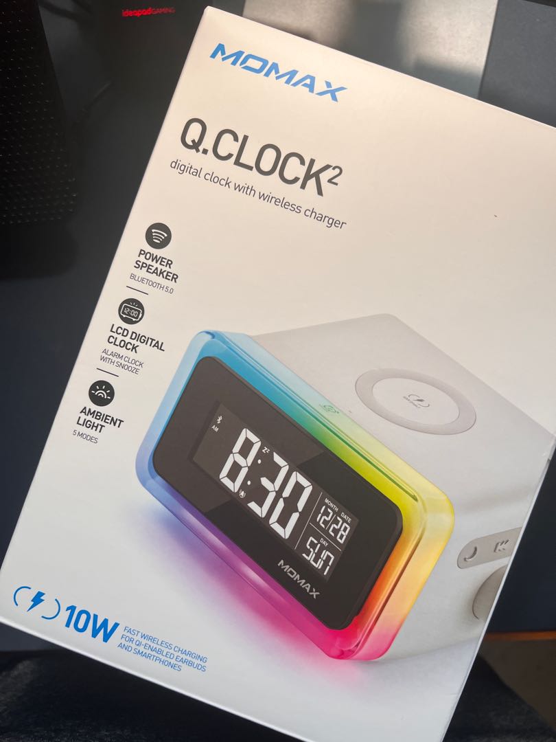 20% OFF SRP Momax Q Clock 2, Audio, Portable Audio Accessories on Carousell