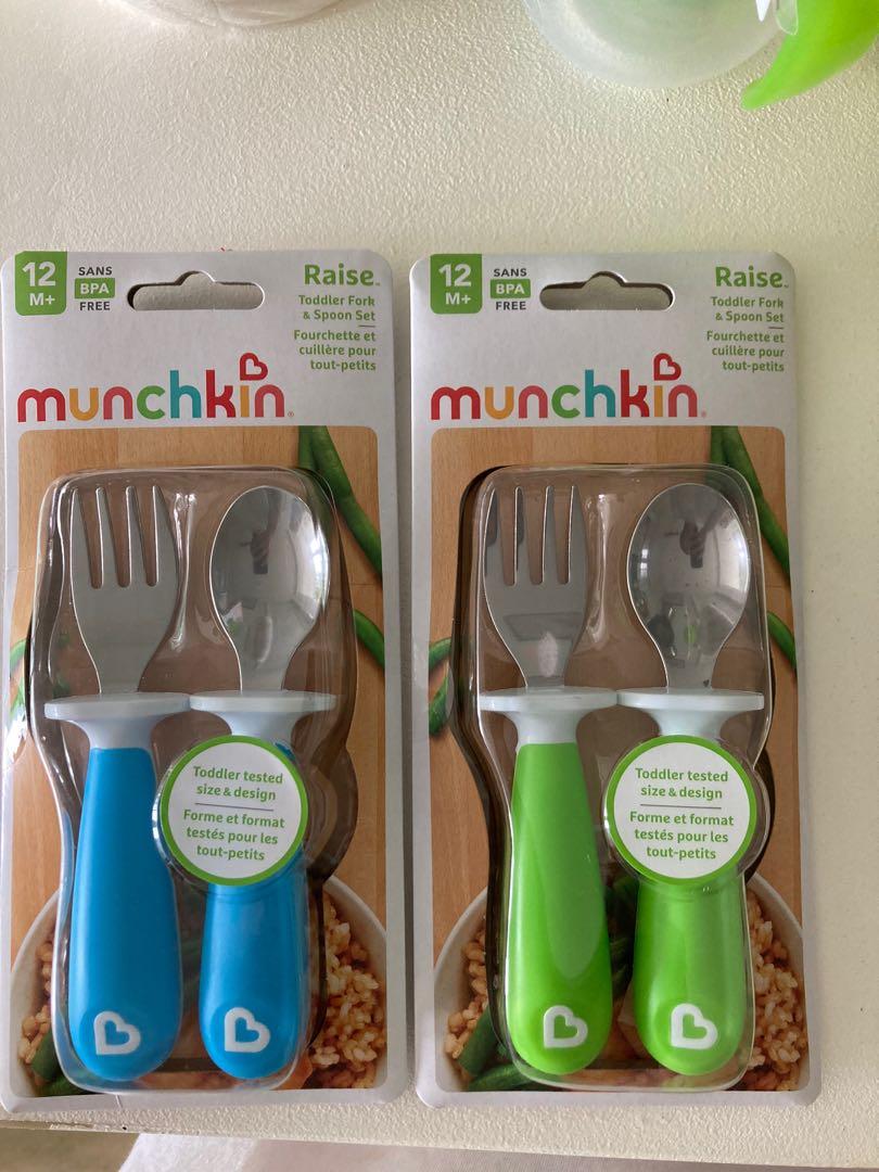 Munchkin Toddler Fork & Spoon Set, 12 Months+