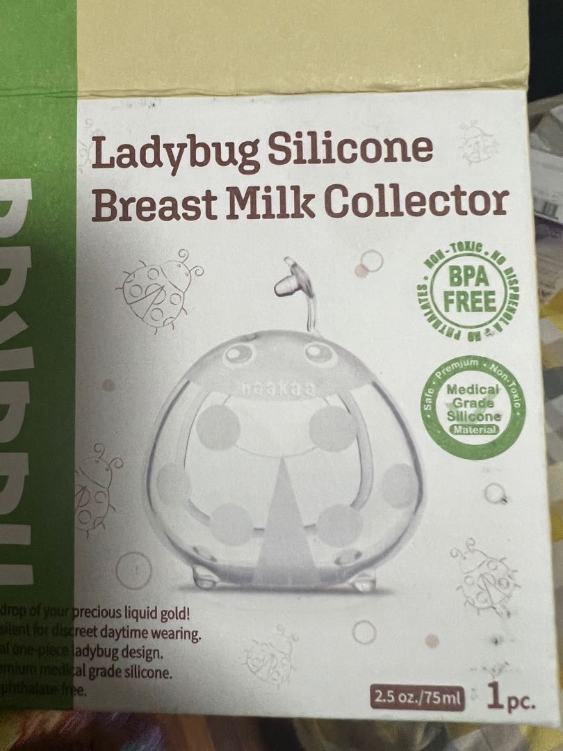 NEW Hakka ladybug breast milk collector 75ml, Babies & Kids, Nursing