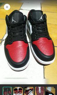 Nike air jordan 1 low "bred toe"