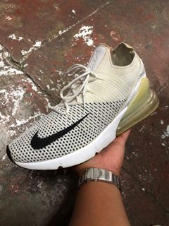 Air max 270 flyknit pure platinum/dark grey/black top