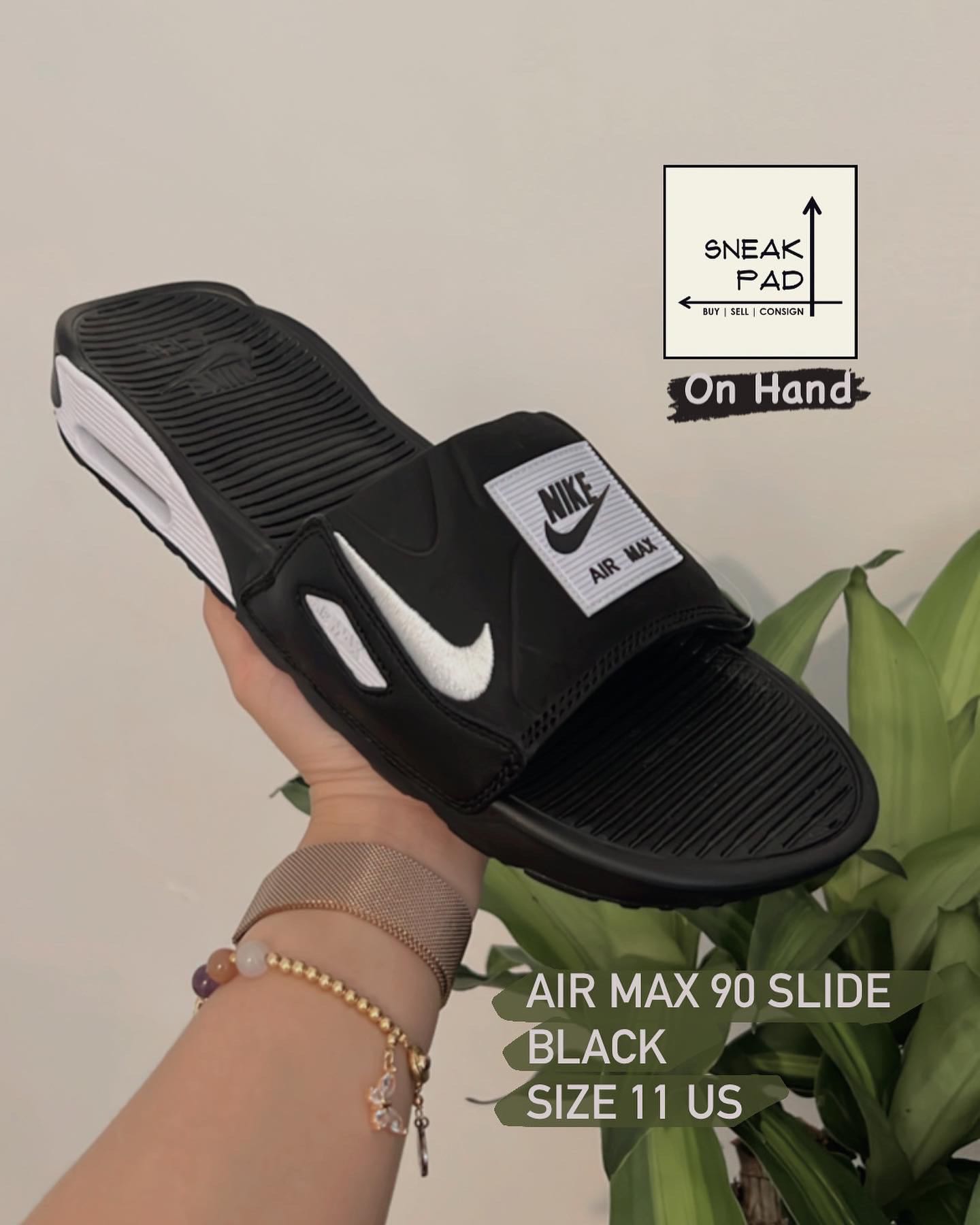 mens nike air max 90 slides