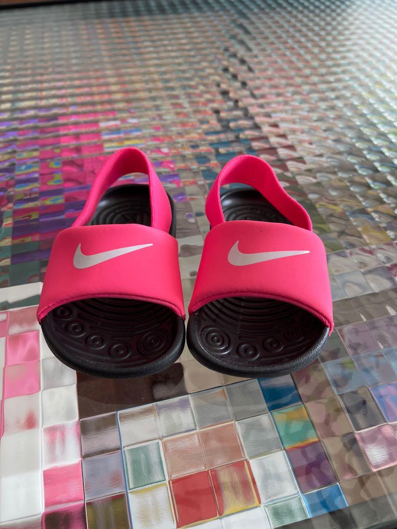 Nike hot pink slides outlet