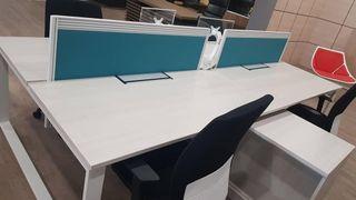 Office Cubicles 6 cubicles. Fibre partition with pedestals (drawers)