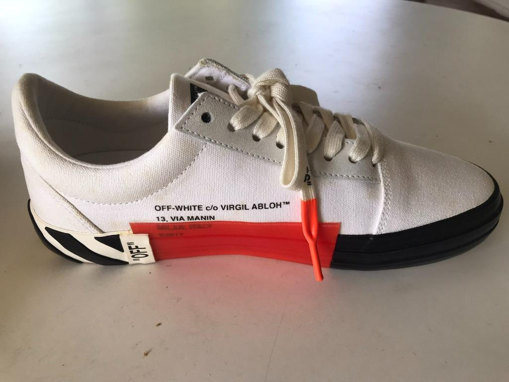 Off white vulc low updated stripes online