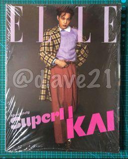 (ON HAND) ELLE KOREA OCTOBER 2020 ISSUE KAI COVER KIM JONGIN EXO SUPERM