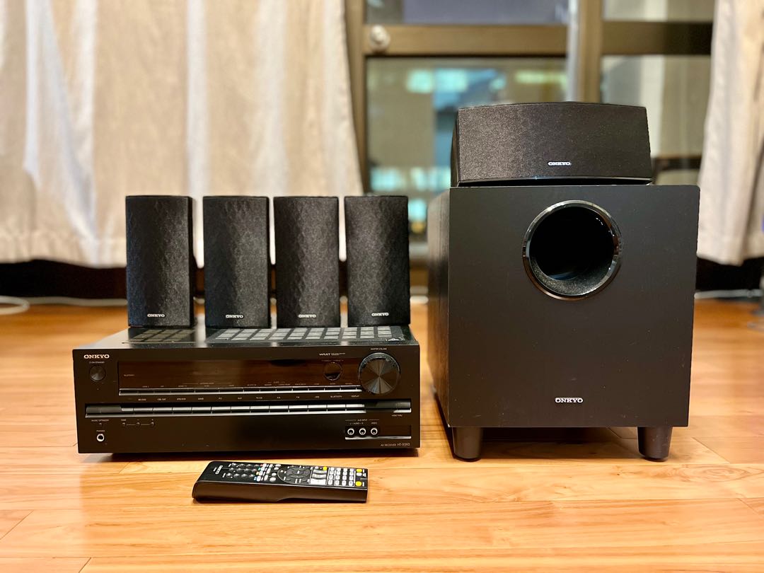 Onkyo HTR393 5.1 Full Set, 音響器材, Soundbar、揚聲器、藍牙喇叭、耳擴 Carousell