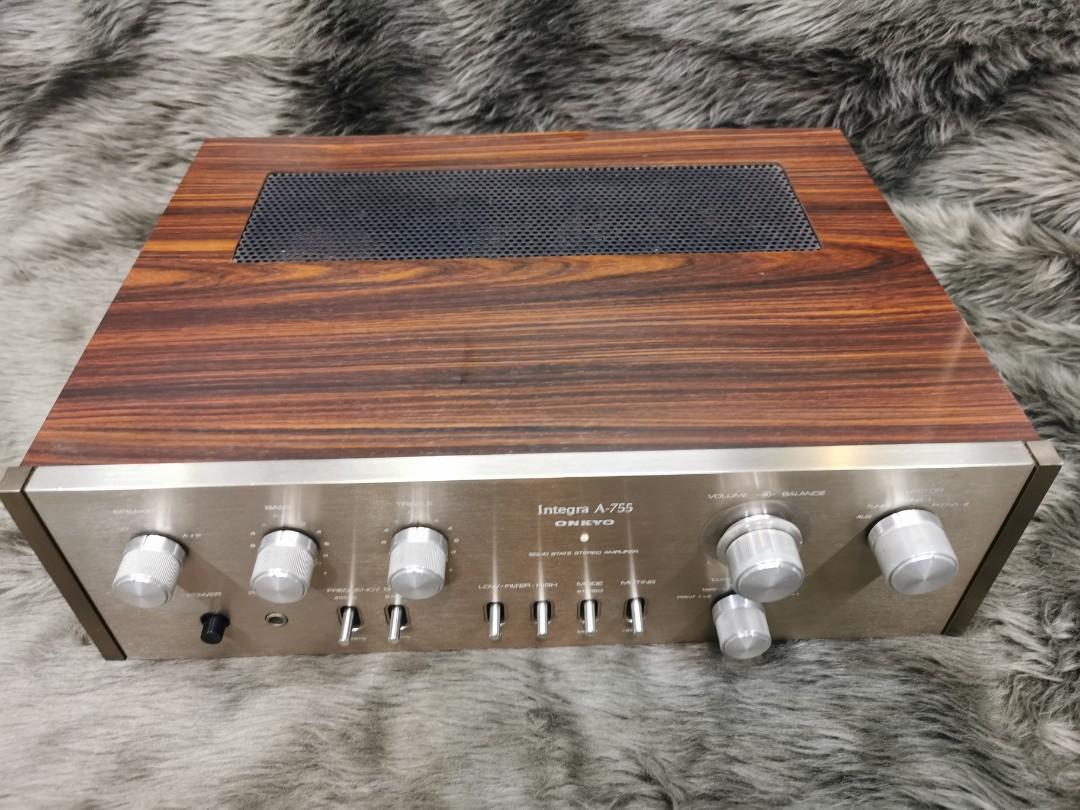 Onkyo integra A-755 integrated solid state amplifier (Category: Soundbars, Speakers & Amplifiers) located in Caloocan City. Submitted by Lan_cab (Listing ID 1170644641, Image 2). Description: Onkyo Integra A-755 Solid state integrated amplifier All original, no repairs Very good working condition Made in japan, AC 100v P13,500 C3 road caloocan city.