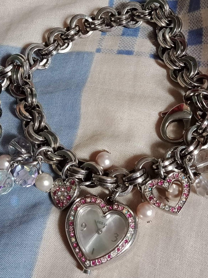 Orig bundle watch Fossil Guess charm 