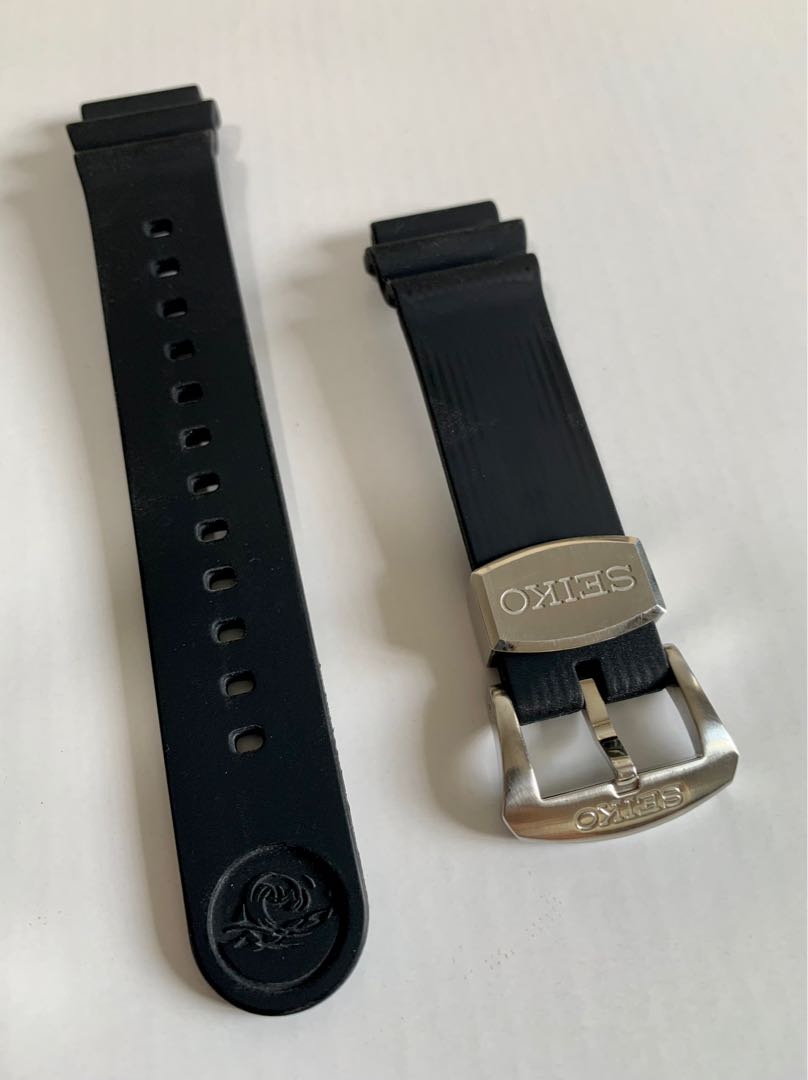 Original Seiko Diver Watch Rubber Strap 20mm