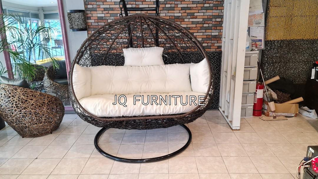 Outdoor rattan swing duyan outdoor hammock egg chair duyan, Furniture