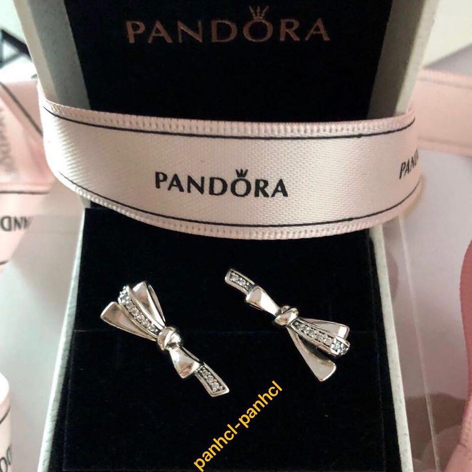 Pandora brilliant bow earrings on sale