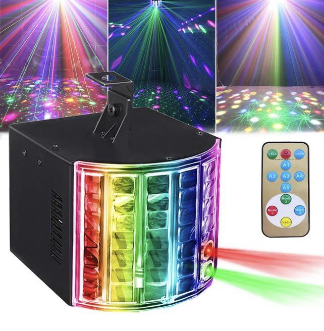 Disco Ball 2 Pack, Party Light Stage Lamp Disco Lighting Projector Spot  Effect Stage Remote Control For Party, Evening, Bar, Birthday, Club, Dj  Disco