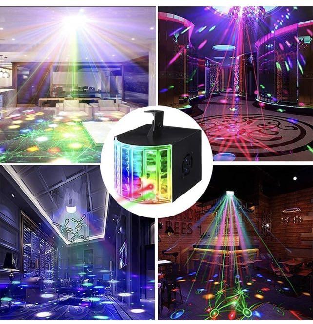 USB Mini Disco Light with Flexible USB Extender, 3Packs, Sound Activated  Party Lights DJ Disco Ball Stage Lights-Multi Colors LED Car Auto