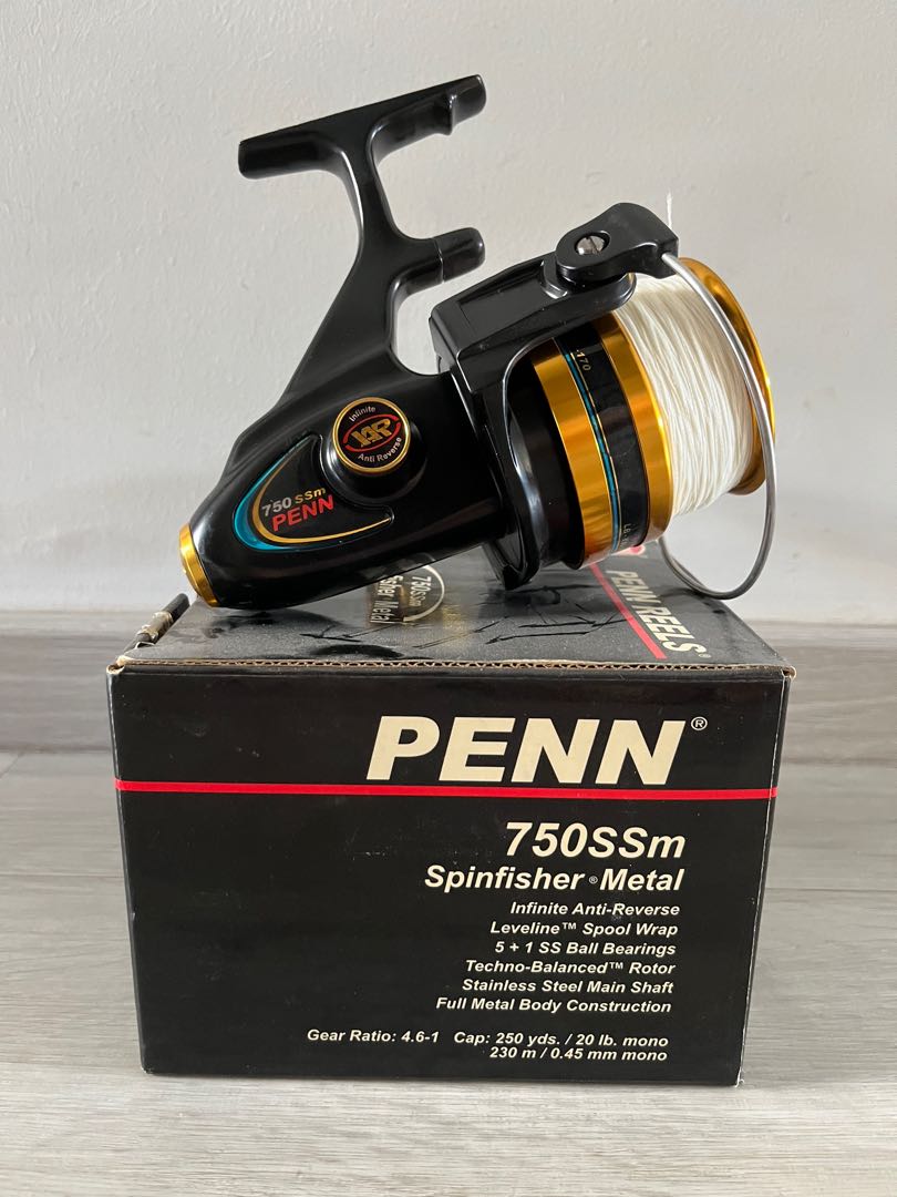 PENN SPINFISHER 750 SSM FISHING REEL, Sports Equipment, Fishing on
