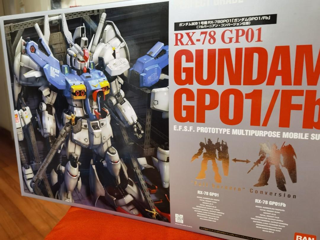 PG Gundam RX-78 GP01/Fb, 興趣及遊戲, 玩具& 遊戲類- Carousell