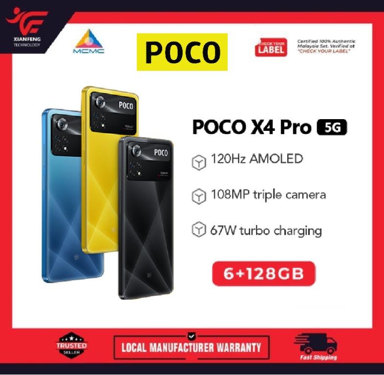 Móvil - XIAOMI Poco X4 Pro 5G, Negro, 128 GB, 6 GB RAM, 6,67 , Qualcomm  Snapdragon 695 5G (6 nm), Android 11